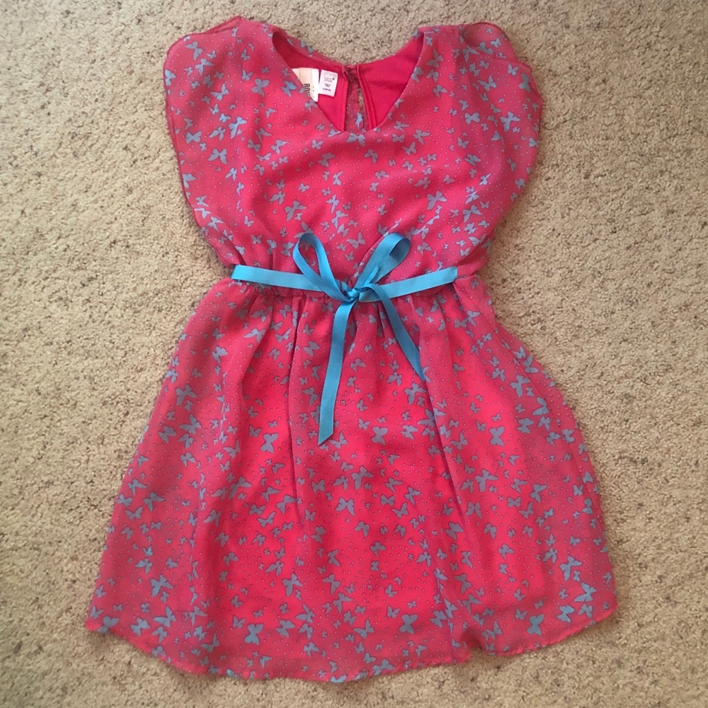 Girls butterfly dress